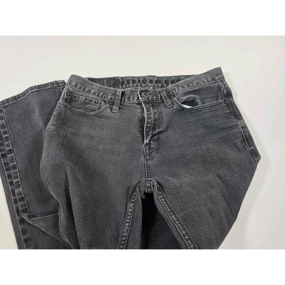 American Eagle Jeans Men 29x32 Black Slim Straight Stretch Dark Denim Pants - Picture 4 of 6